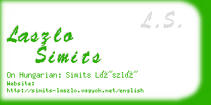 laszlo simits business card